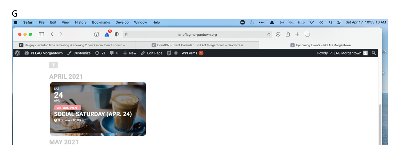 Time left incorrect and not fixed by UTC offset time EventON Help Desk